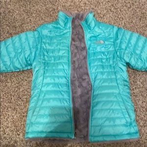 North face reversible jacket